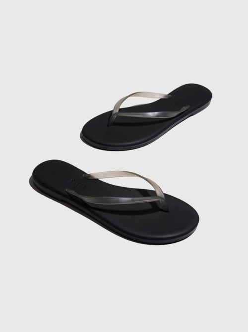 Tkees Women's Aqua Lily Flip Flop