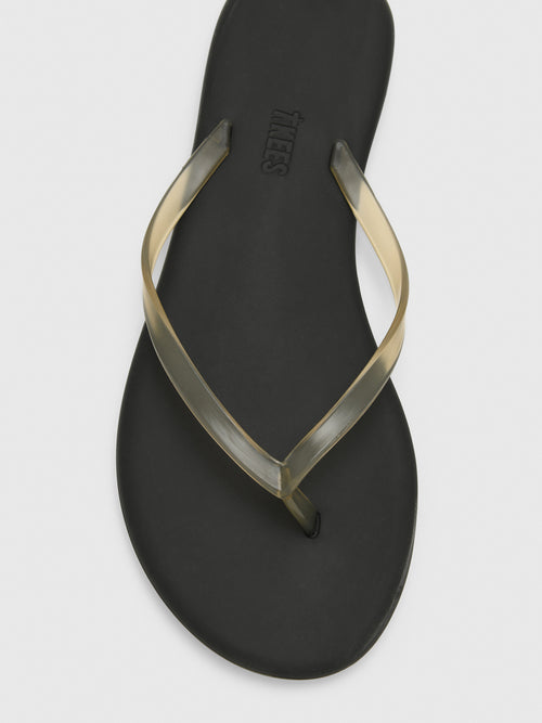 Tkees Women's Aqua Lily Flip Flop