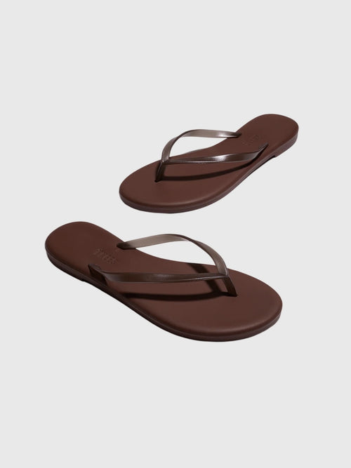 Tkees Women's Aqua Lily Flip Flop