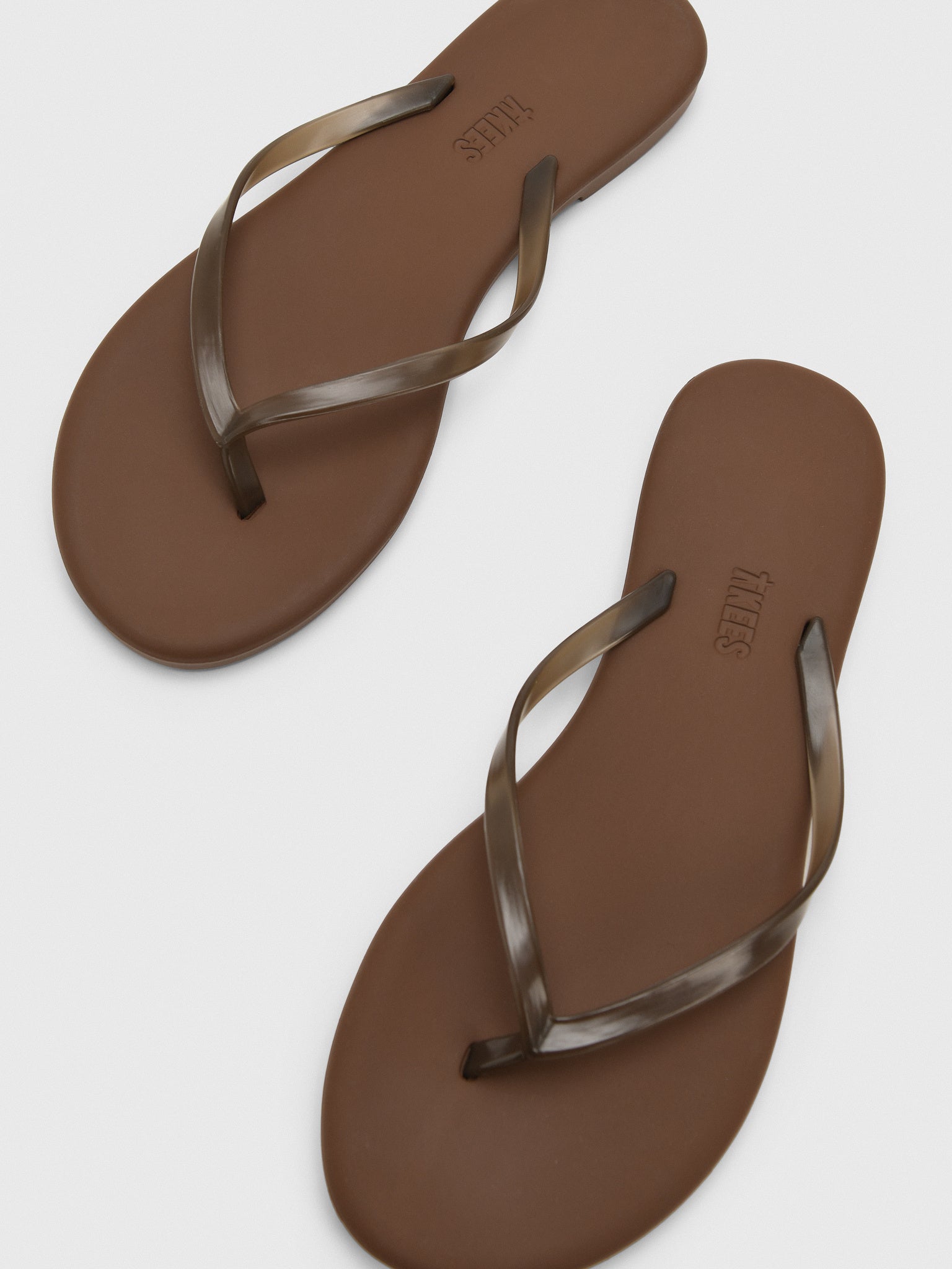 Tkees Women's Aqua Lily Flip Flop - Saint Bernard