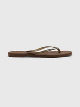 Tkees Women's Aqua Lily Flip Flop - Saint Bernard