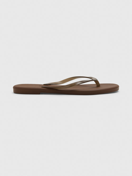 Tkees Women's Aqua Lily Flip Flop
