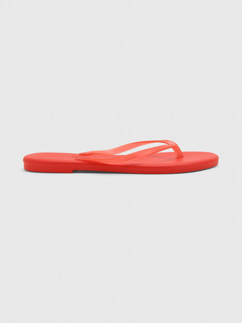 Tkees Women's Aqua Lily Flip Flop