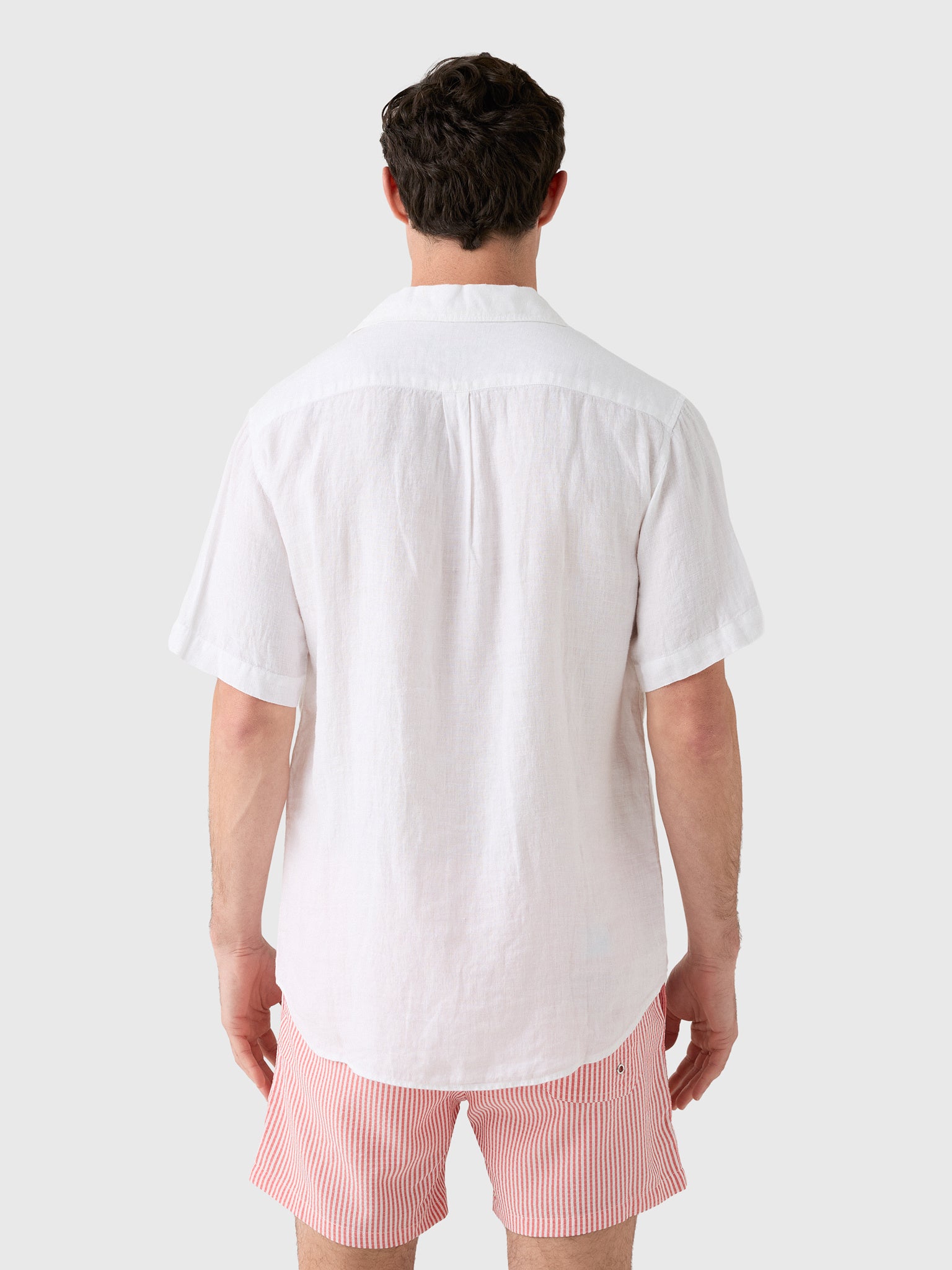 Love Brand & Co Men's Arawak Linen Shirt - Saint Bernard