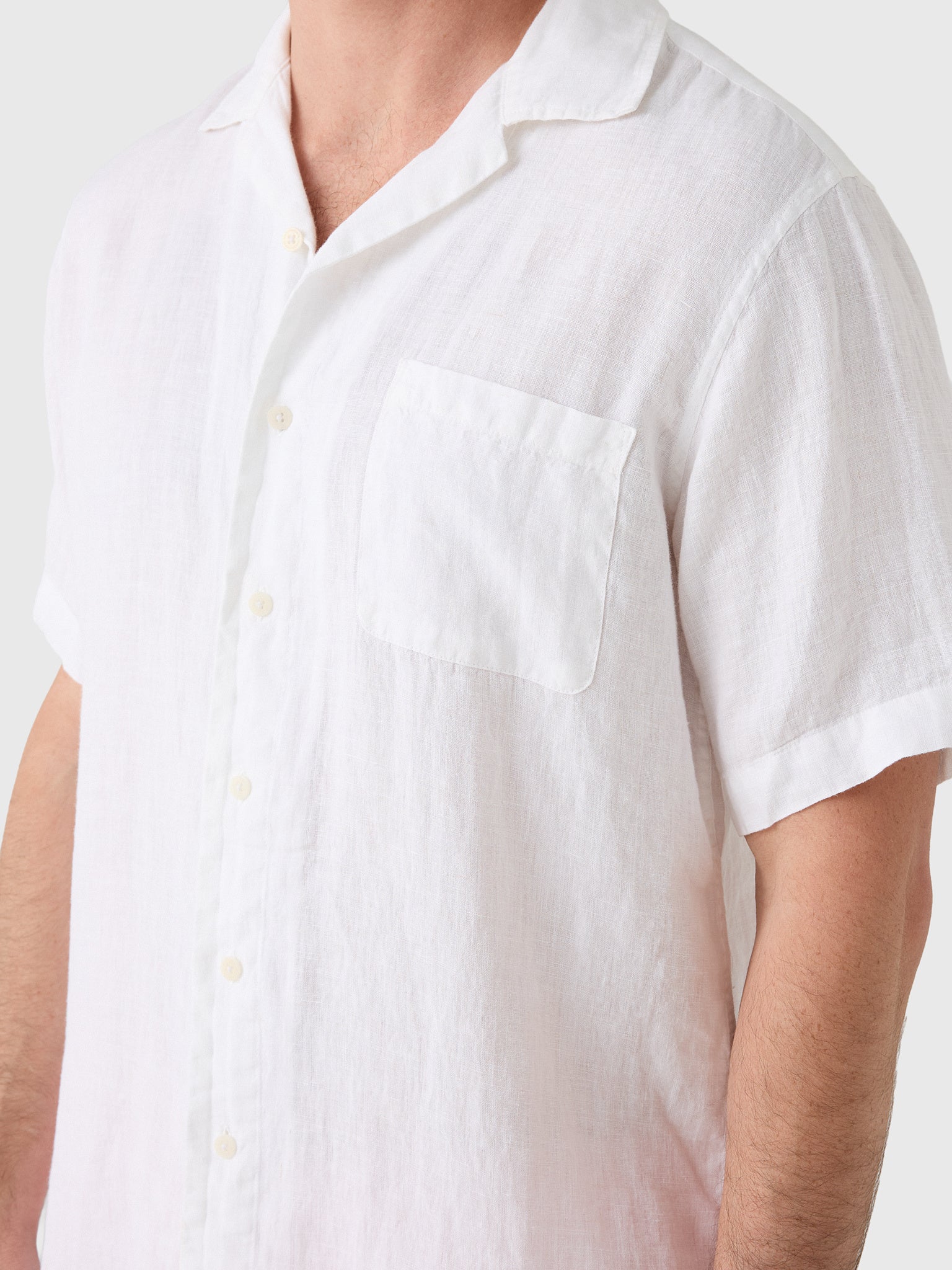 Love Brand & Co Men's Arawak Linen Shirt - Saint Bernard