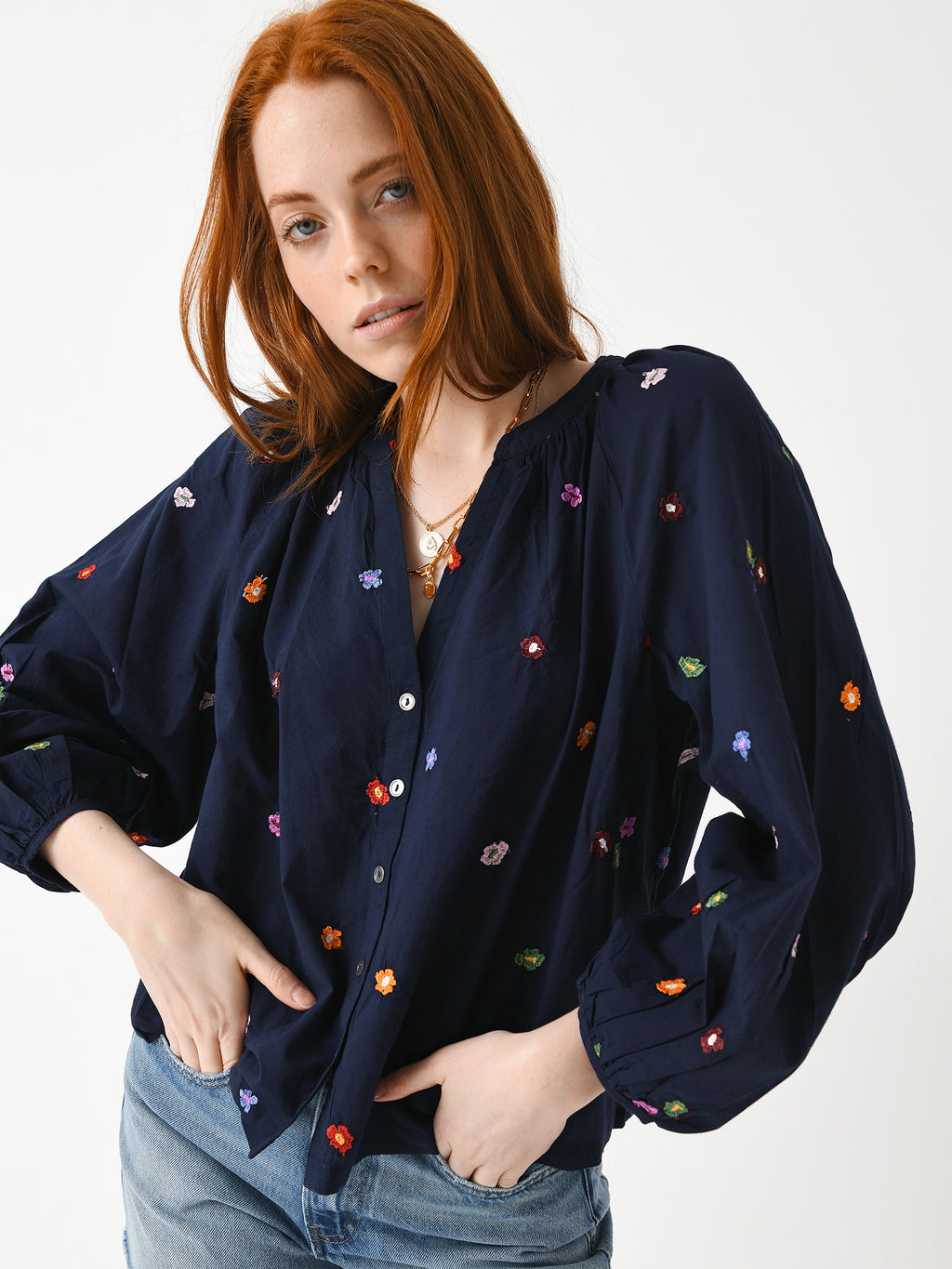 Velvet Women's Aretha Blouse - Saint Bernard