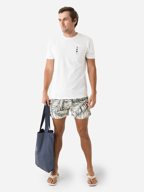 Retromarine Men's Army Palms Swim Trunk