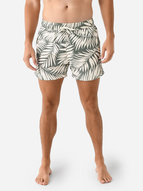 Retromarine Men's Army Palms Swim Trunk