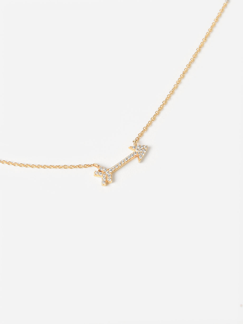 S. Bell Women's Diamond Arrow Necklace - Saint Bernard