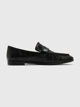 Black Suede Studio Women's Arrow Loafer