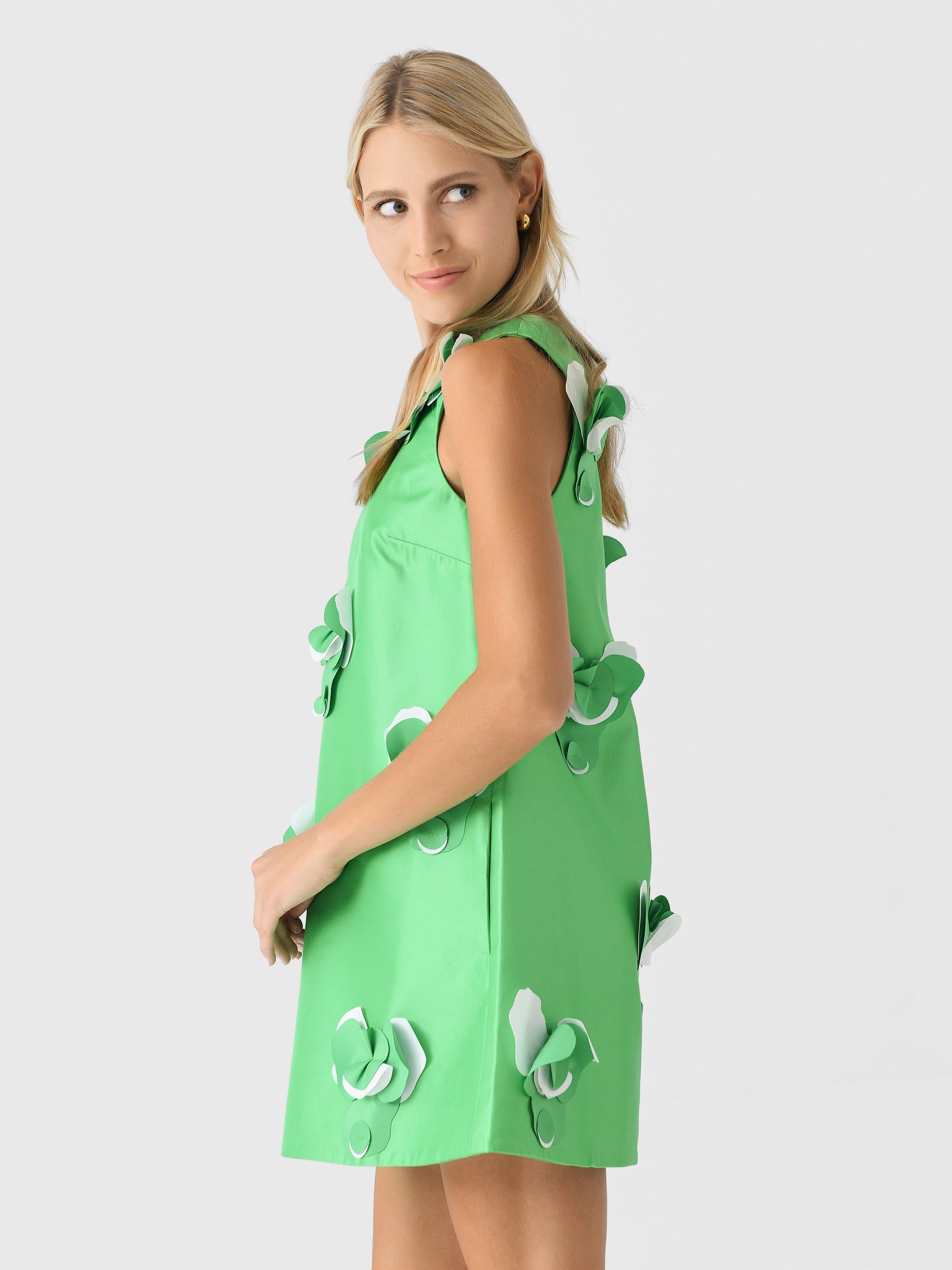 acler green mini dress Acler - Fern Green Ferguson Mini Dress