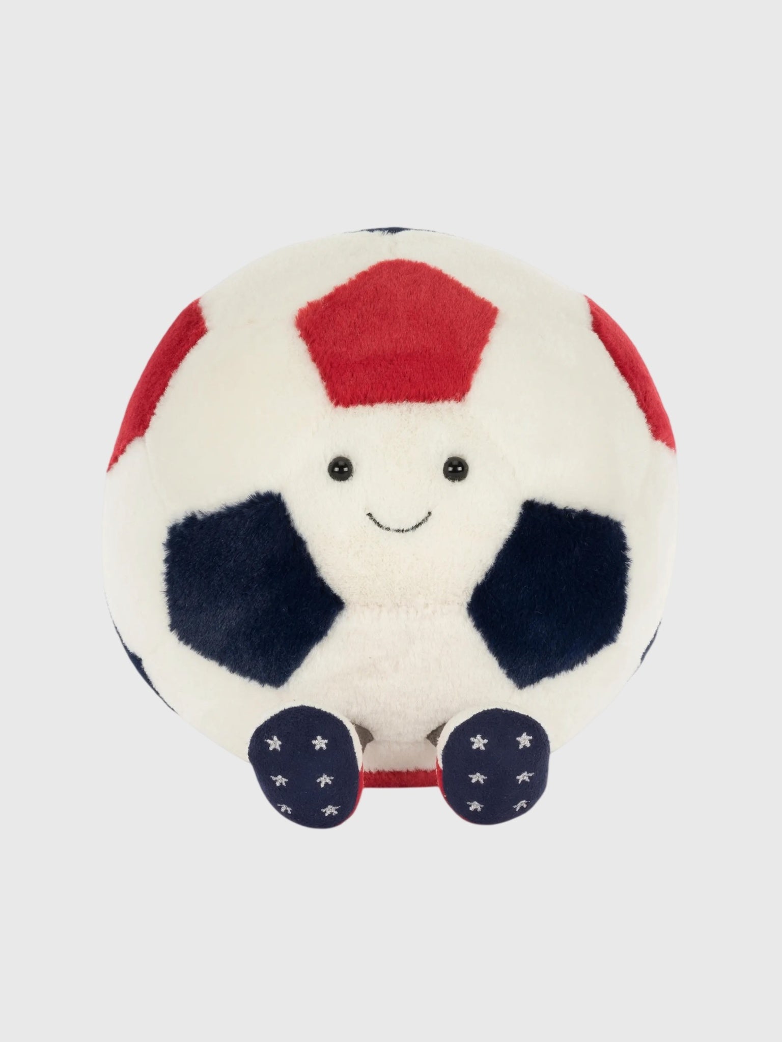 Jellycat Amuseables Sports USA Soccer Ball Plush - Saint Bernard