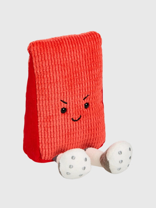 Jellycat Amuseables Sports Fowla Red Card Plush