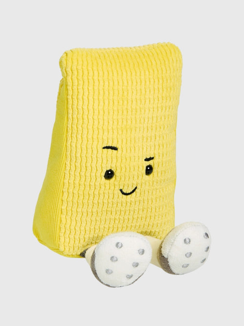 Jellycat Amuseables Sports Warni Yellow Card Plush