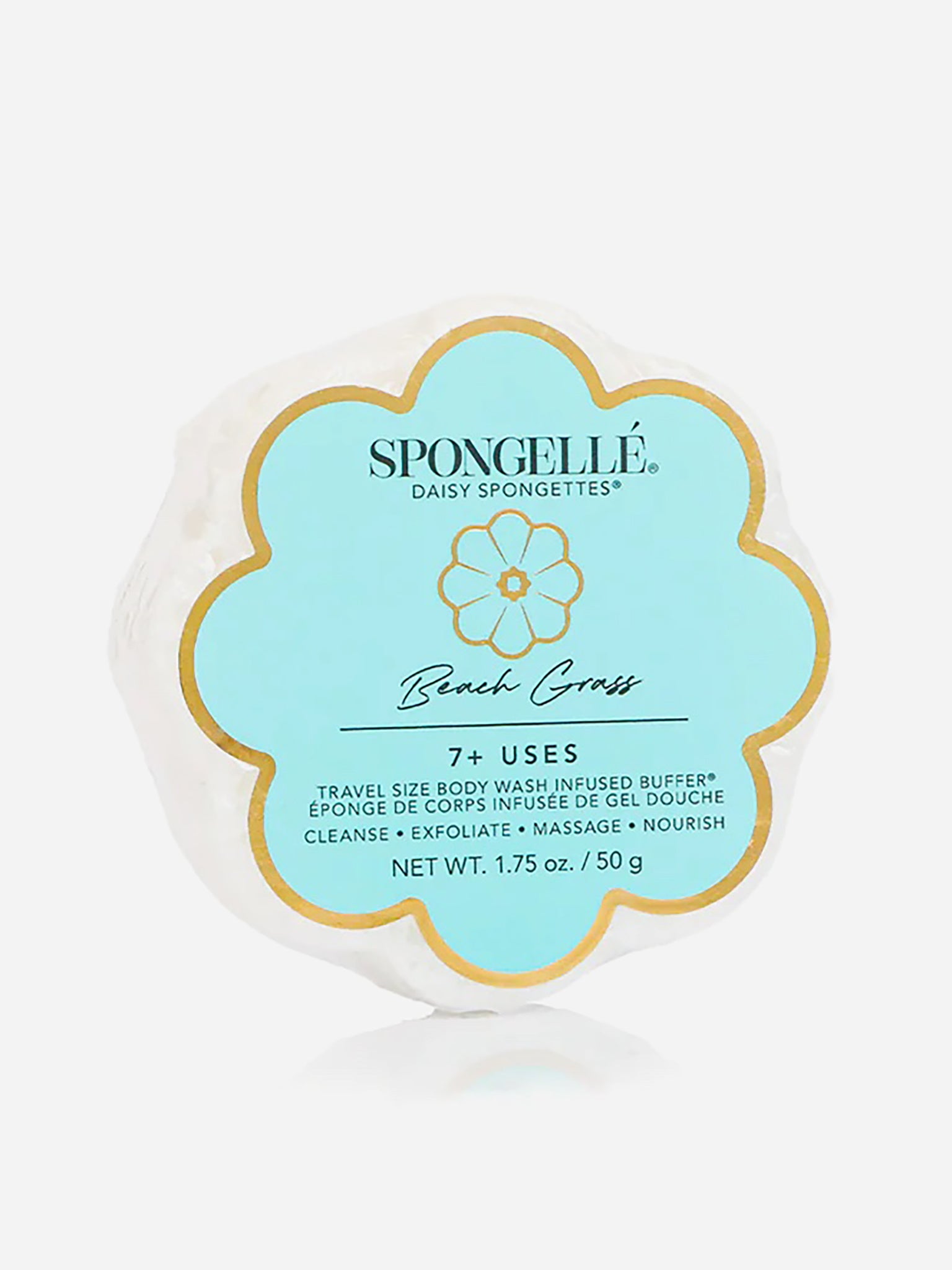 Spongelle Beach Grass Daisy Spongette Buffer - Saint Bernard