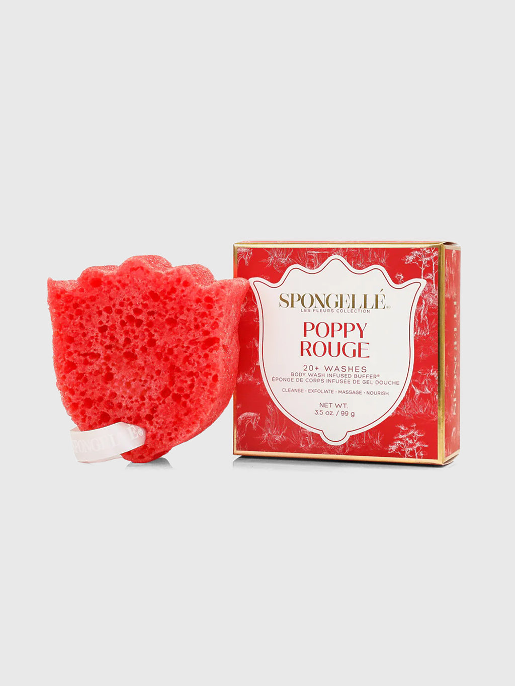Spongelle Poppy Rouge Les Fleurs Buffer - Saint Bernard