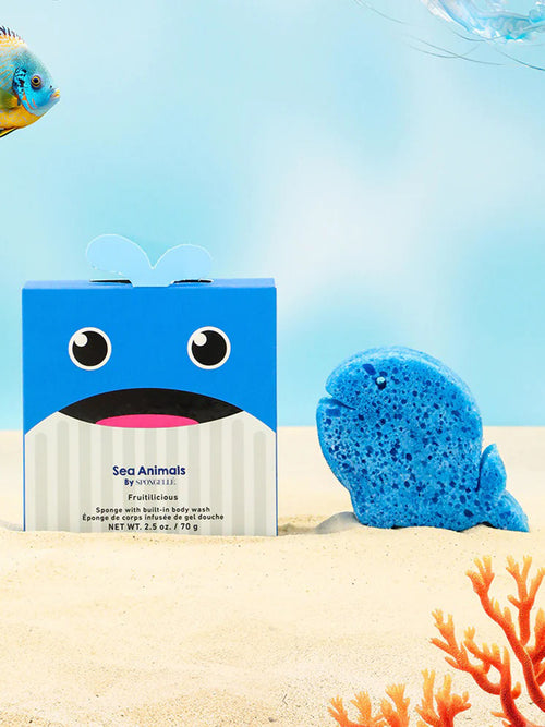 Spongelle Walter Whale Sea Animals Buffer