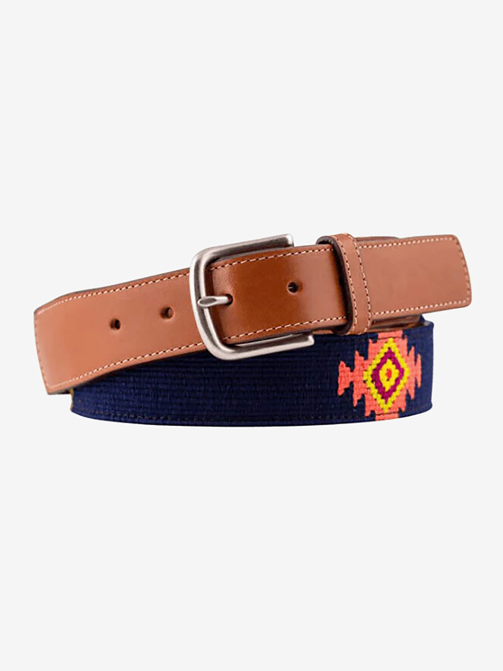 La Matera Men's Limited Edition: Atitlán Woven Belt - Saint Bernard
