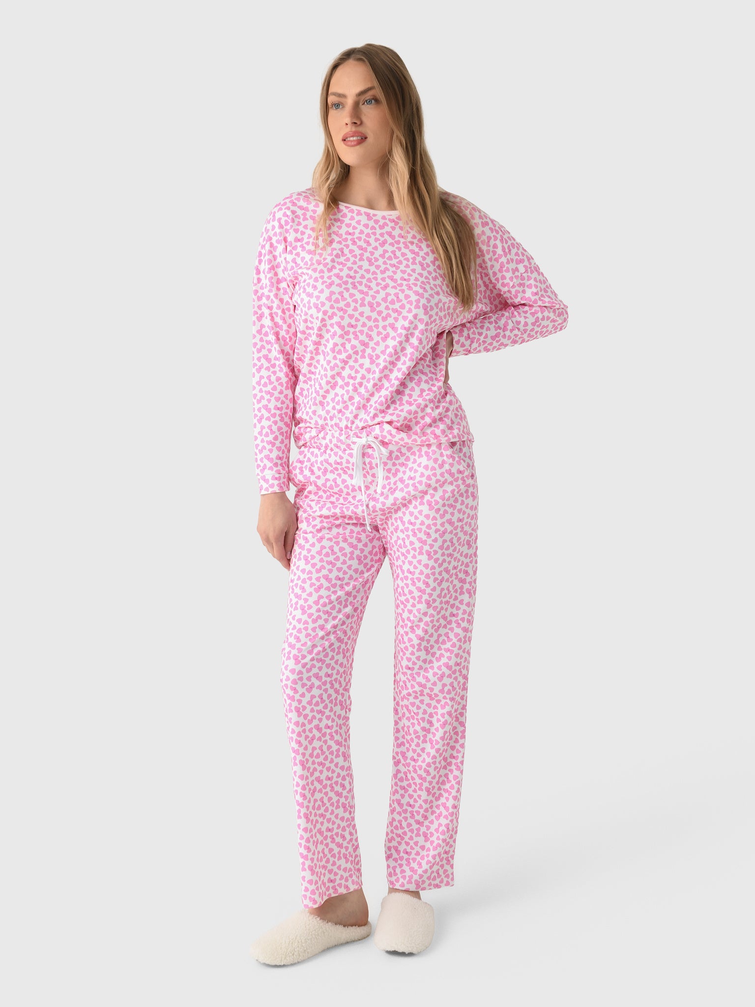 Lila And Hayes Women's Audrey Pajama Set - Saint Bernard
