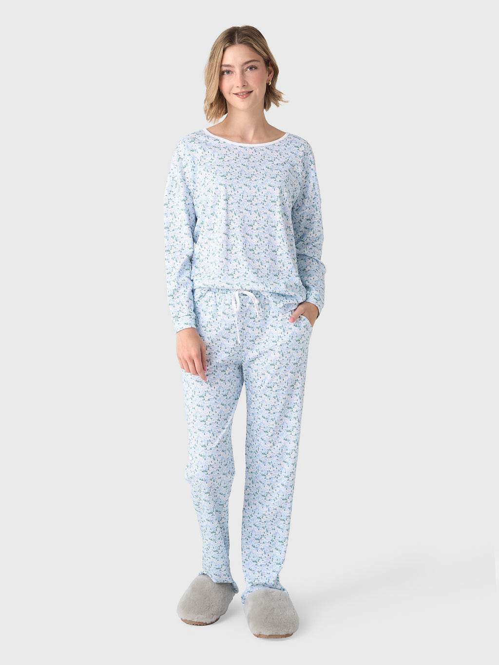 Lila And Hayes Women's Audrey Pajama Set - Saint Bernard