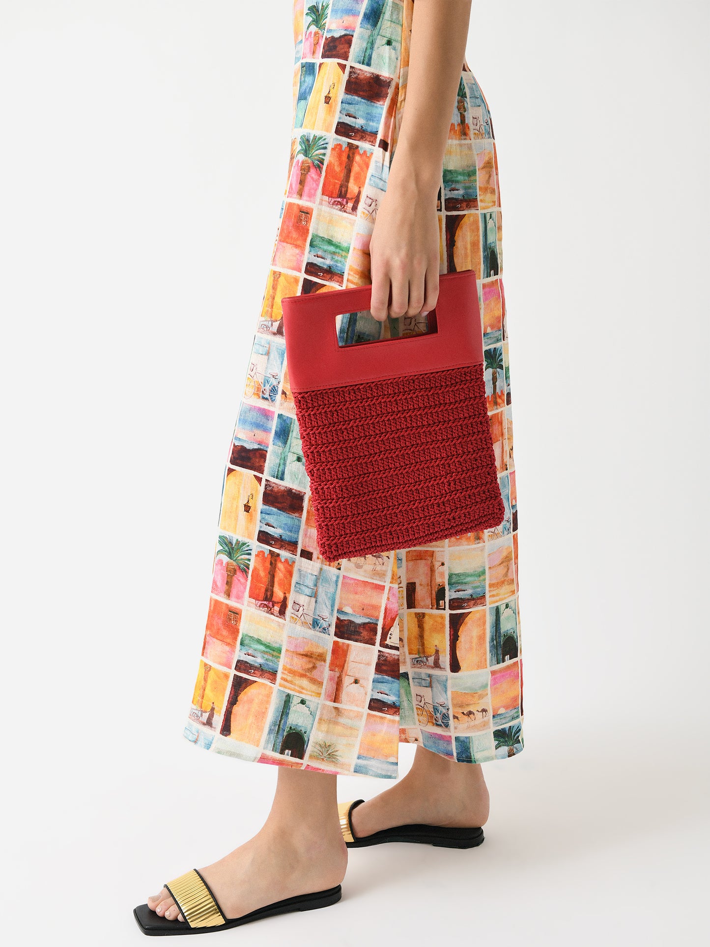 Binge Knitting Aurora Mini Foldover Clutch - Saint Bernard