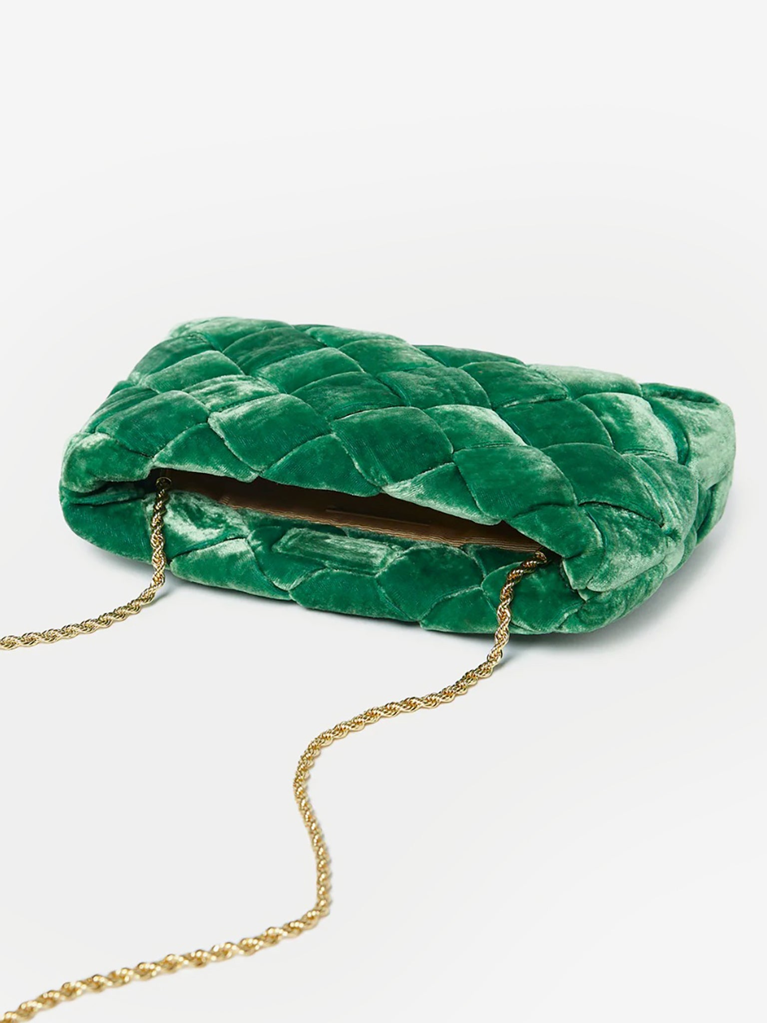 Loeffler Randall Auzeen Mini Woven Clutch Saint Bernard