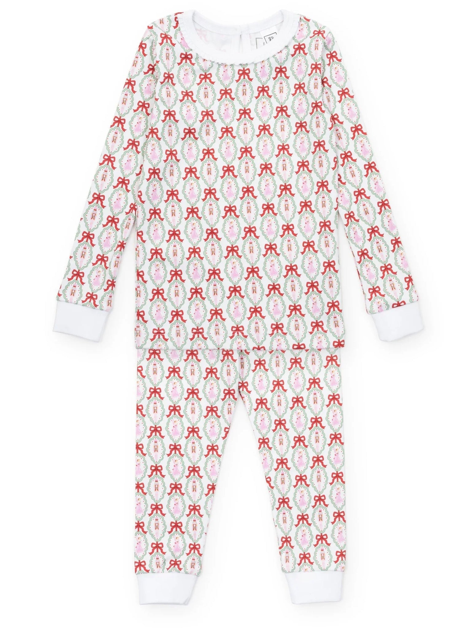 Lila And Hayes Girls' Ava Pajama Set - Saint Bernard