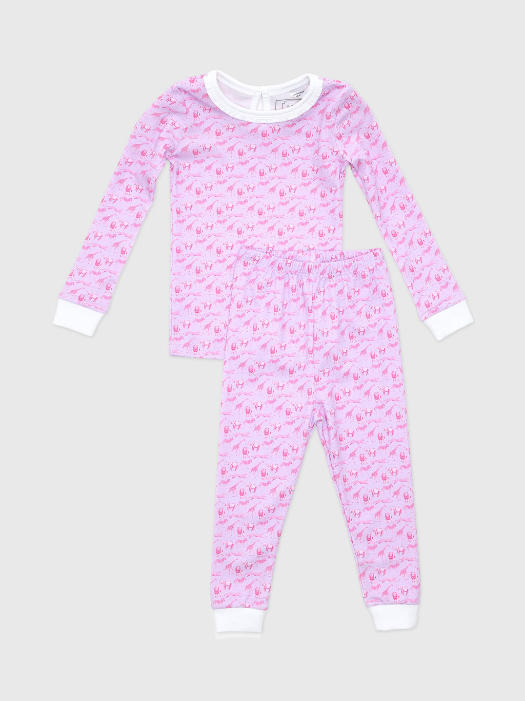 Lila And Hayes Girls' Ava Pajama Set - Saint Bernard