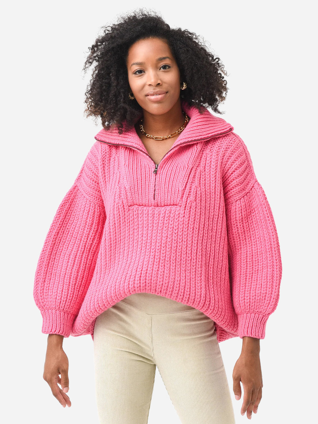 Mr. Mittens Women's Venson Fish High Neck Jumper - Saint Bernard