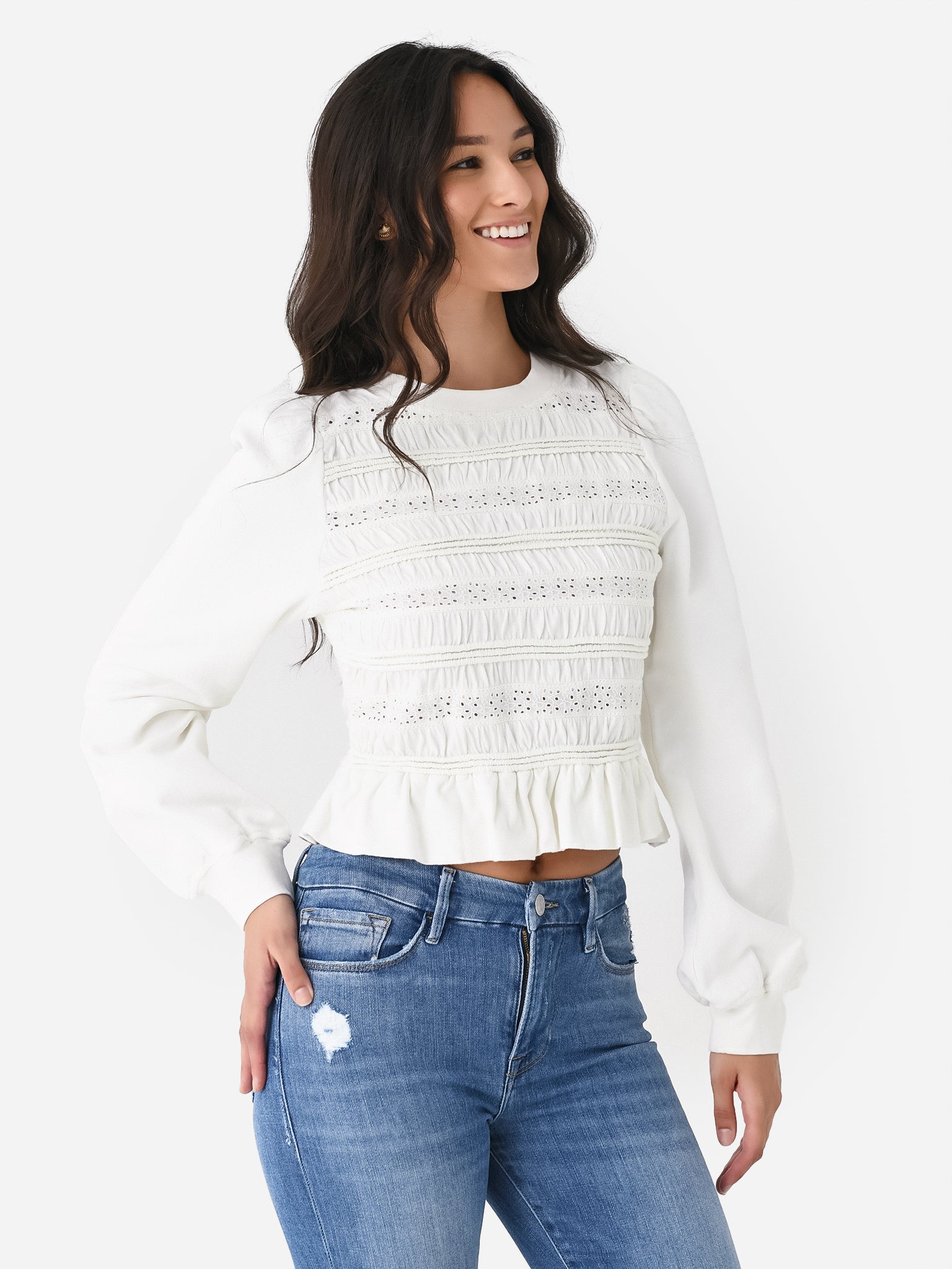 SEA Women's Rita Smocked Top - Saint Bernard