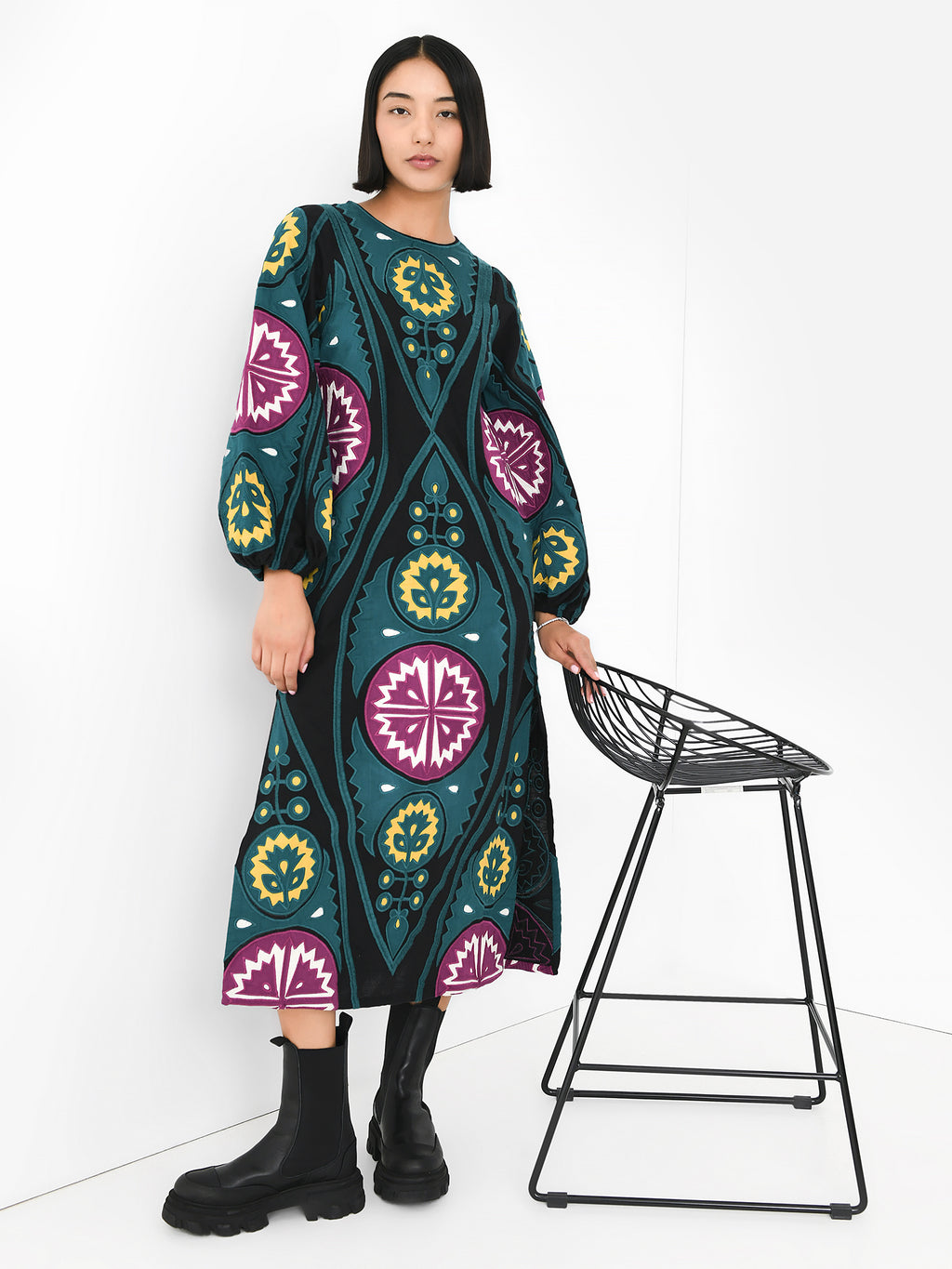 SEA Women's Gael Appliqué Dress - Saint Bernard