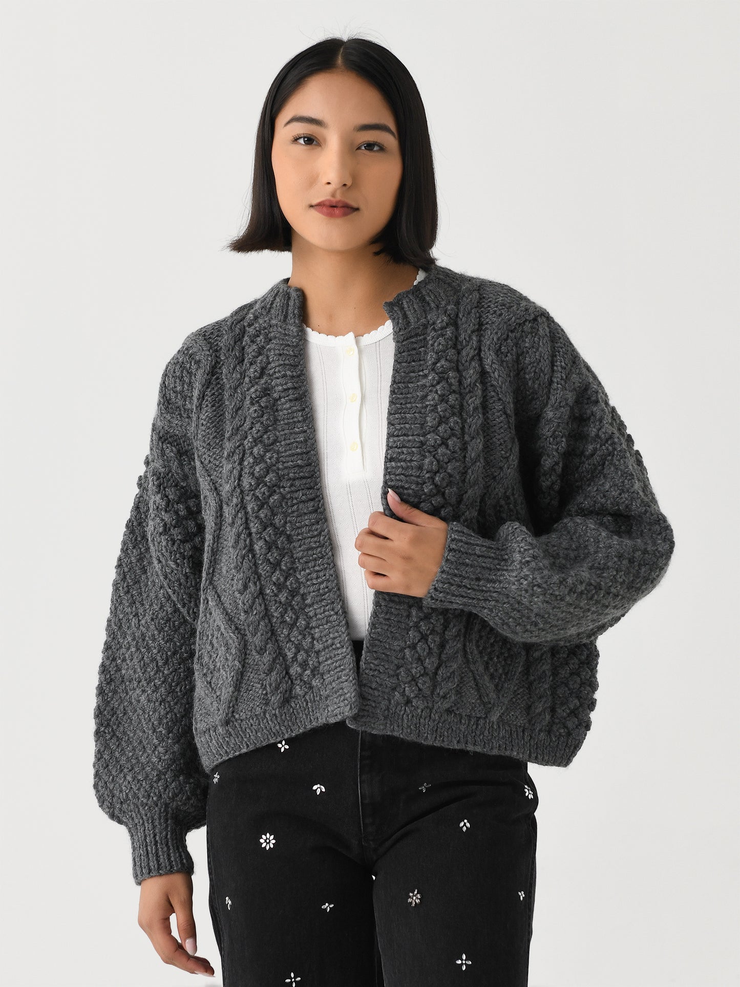 Mr. Mittens Women's Kimmie Cardigan - Saint Bernard