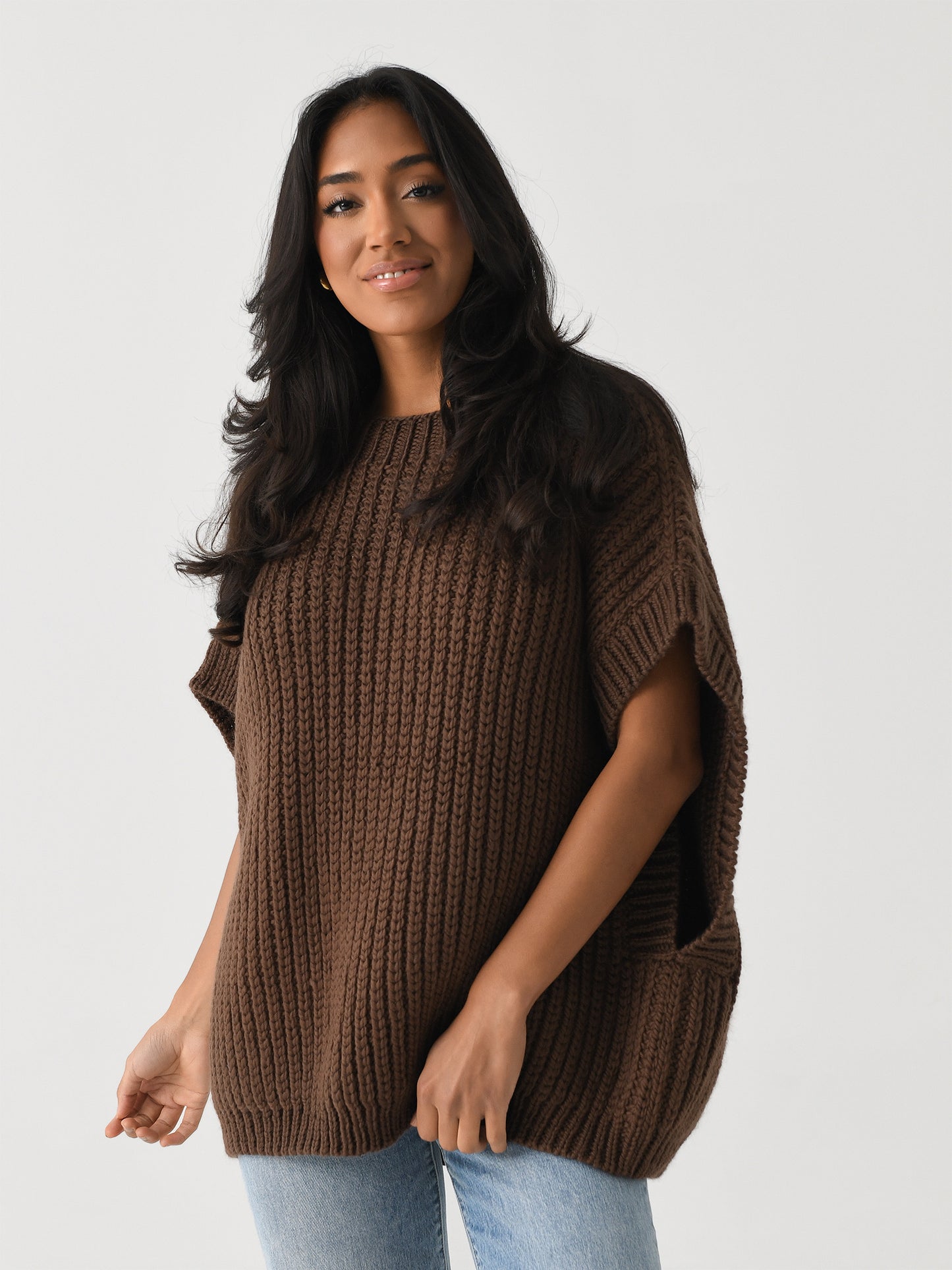 Mr. Mittens Women's Sue Crew Neck Vest - Saint Bernard