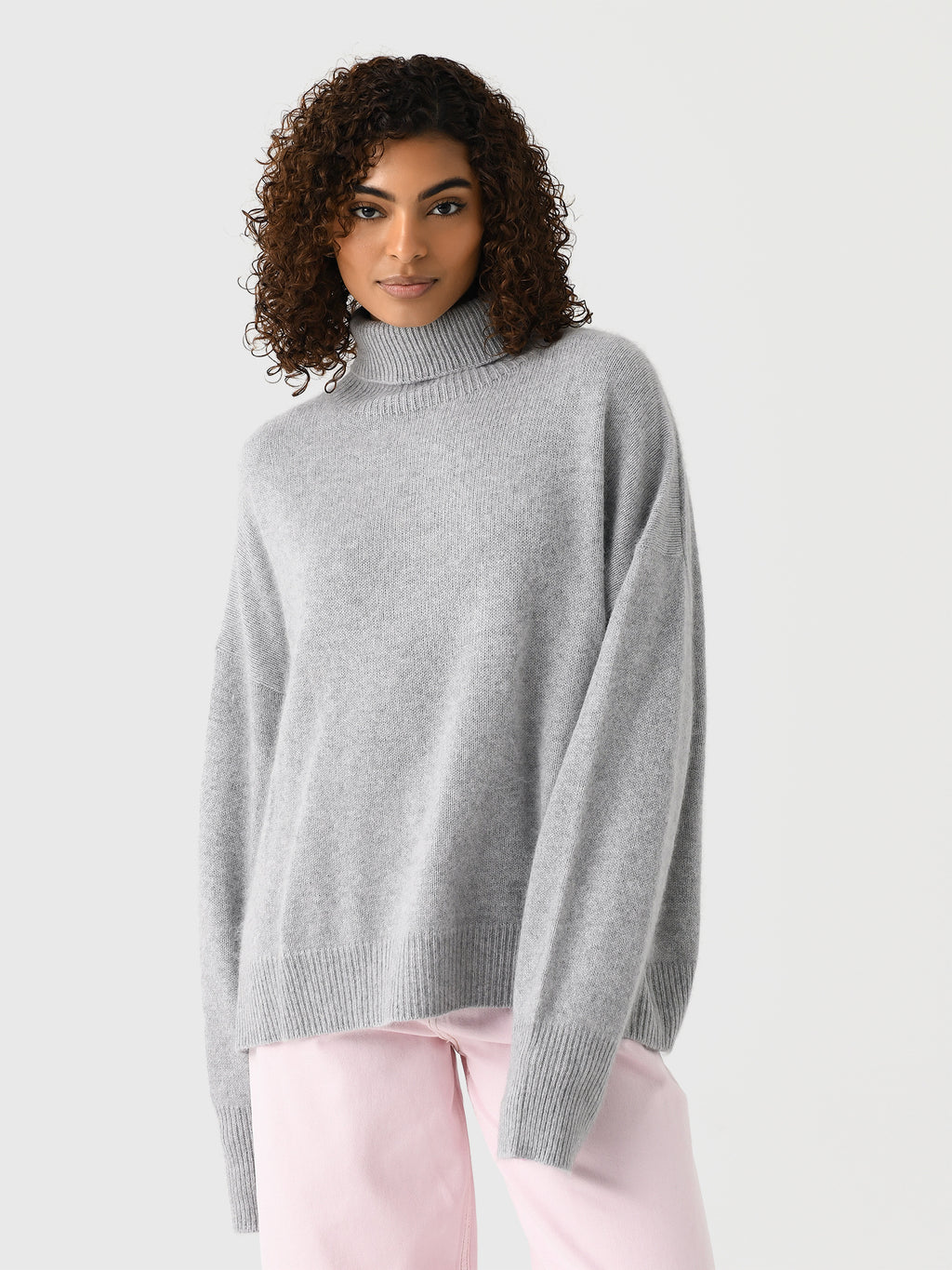 Mr. Mittens Women's Stevie High Neck Sweater - Saint Bernard