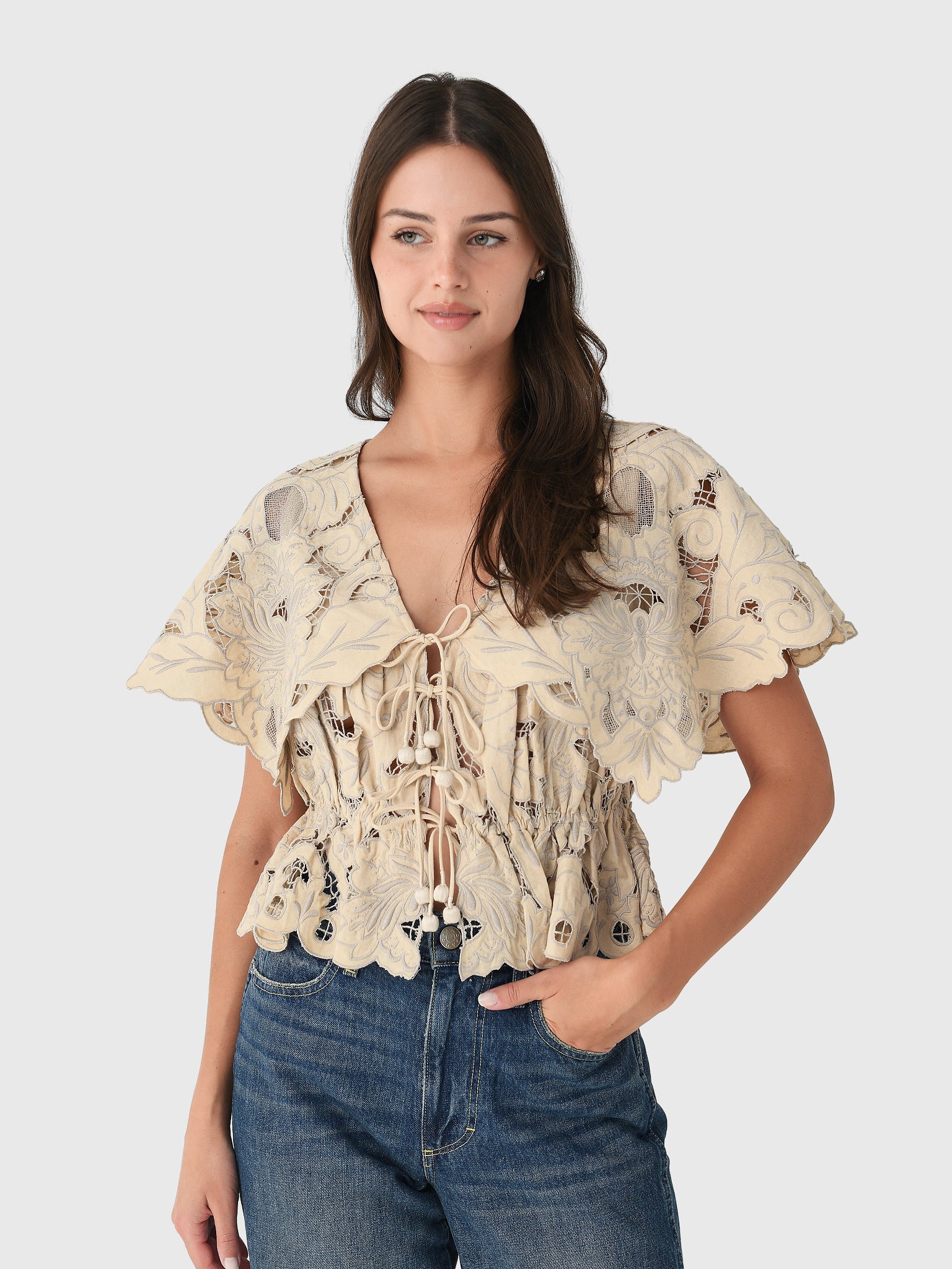 SEA Women's Ceci Short Sleeve Top - Saint Bernard