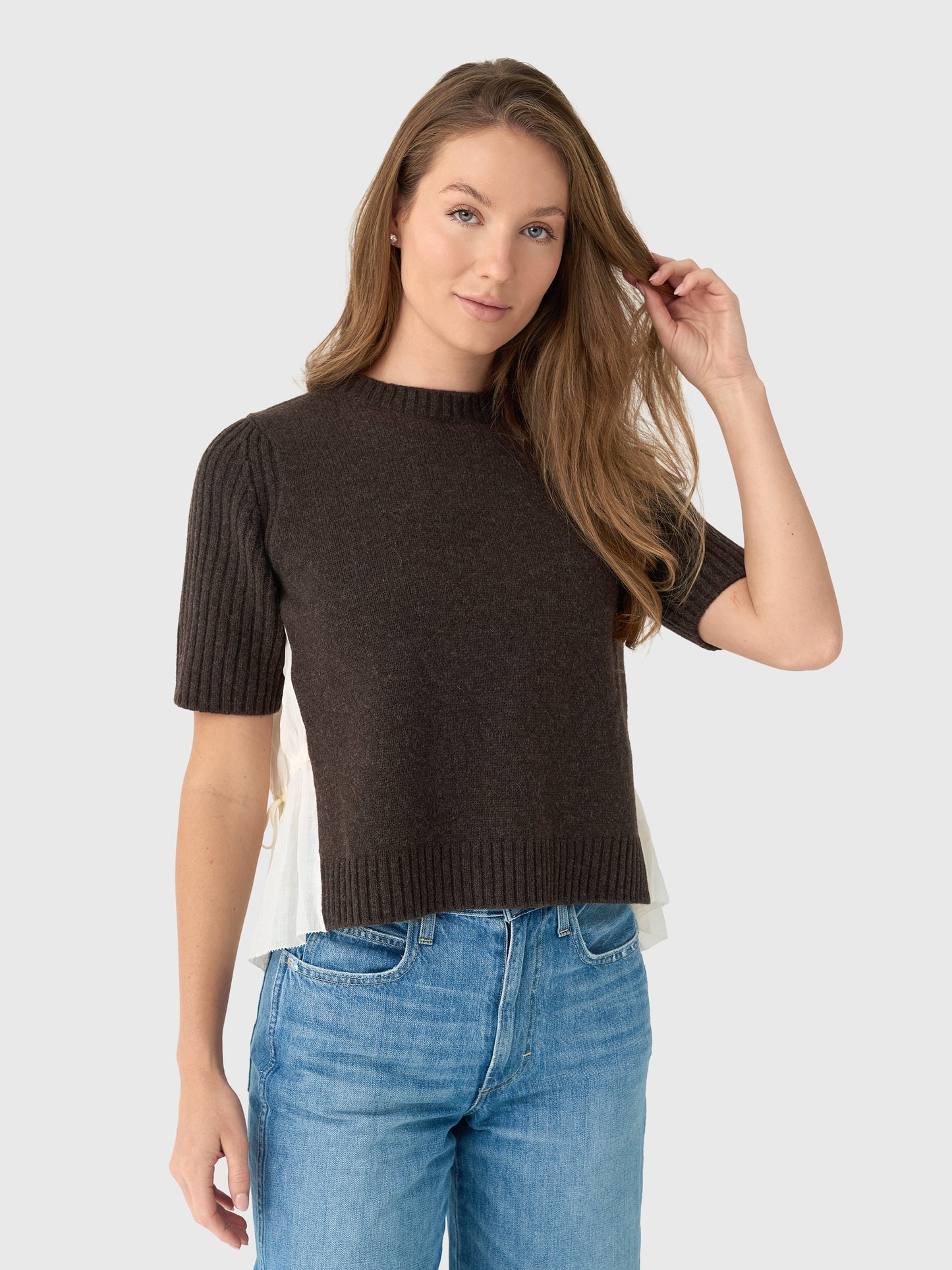 SEA Women's Mallory Short Sleeve Sweater - Saint Bernard