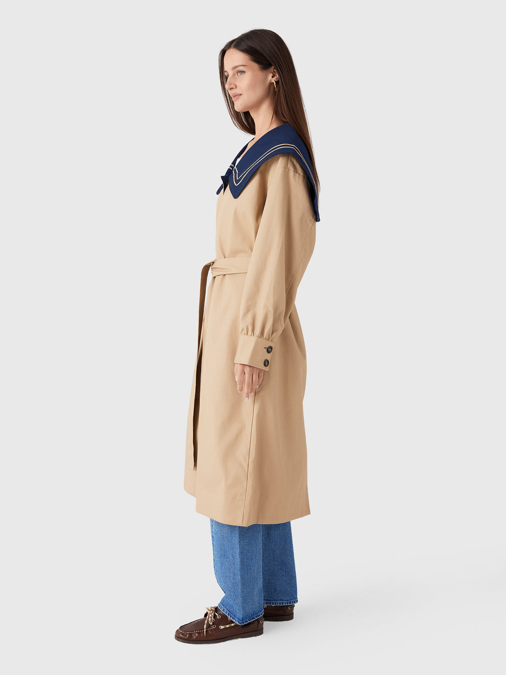 Damson Madder Women's Ella Trench Coat - Saint Bernard