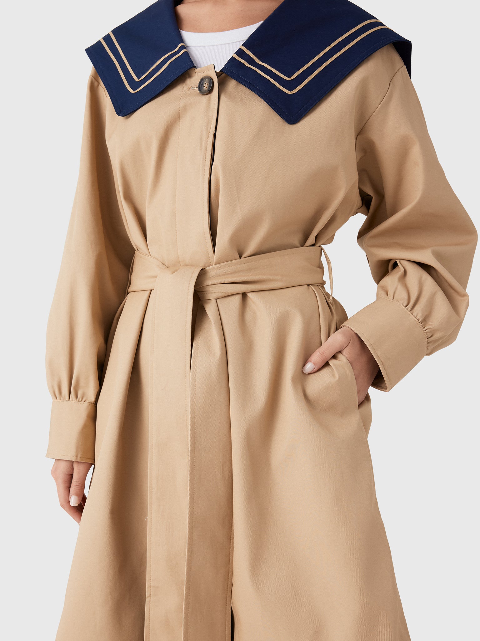 Damson Madder Women's Ella Trench Coat - Saint Bernard