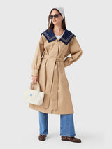Damson Madder Women's Ella Trench Coat - Saint Bernard