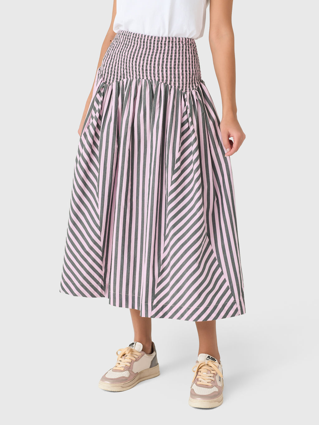 Damson Madder Women's Layla Godet Midi Skirt - Saint Bernard