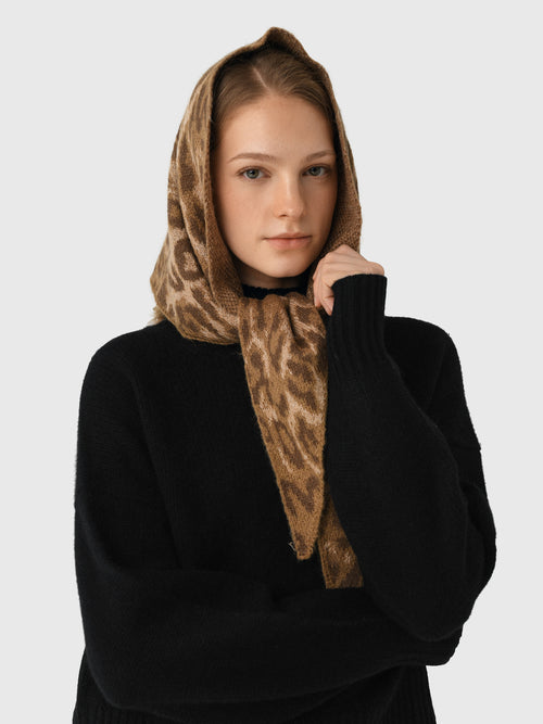 Damson Madder Women's Knitted Triangle Scarf