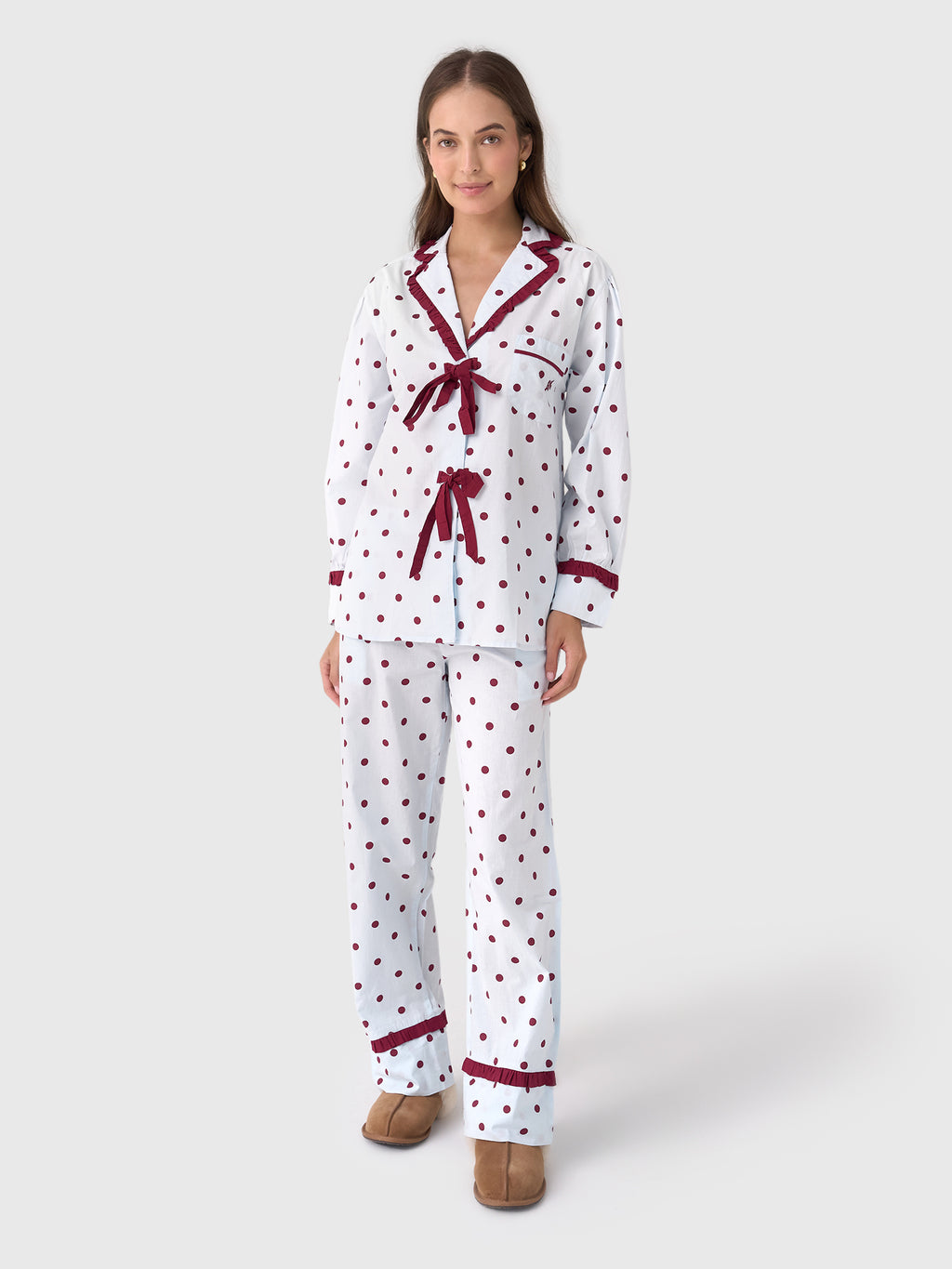 Damson Madder Women's Antonella Pajama Set - Saint Bernard