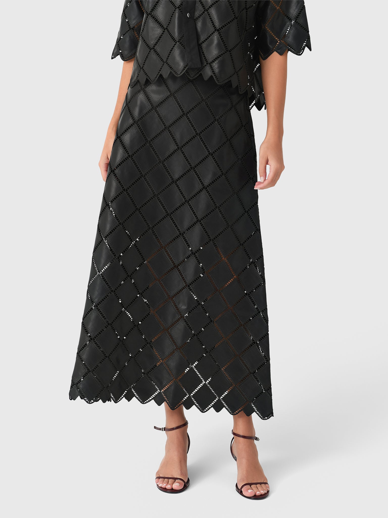 Lovebirds Women's Lozenge Skirt - Saint Bernard