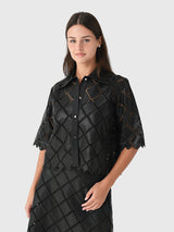 Lovebirds Women's Lozenge Shirt - Saint Bernard