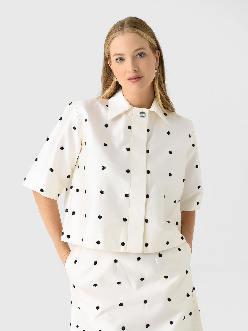 Lovebirds Women's Daphne Shirt - Saint Bernard