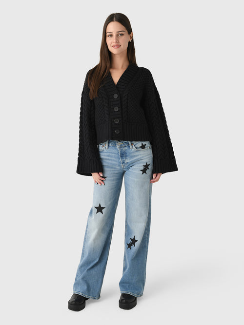 Mr. Mittens Women's Braids Mini Cardigan