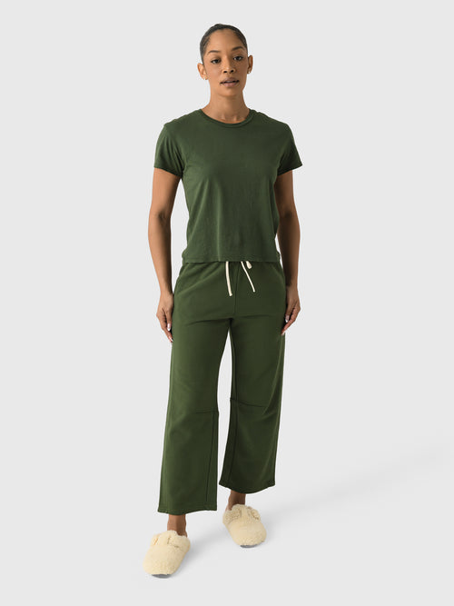 Perfect White Tee Women's Fallon Barrel Leg Sweatpant