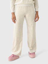 Perfect White Tee Women's Alex Velour Sweatpant - Saint Bernard