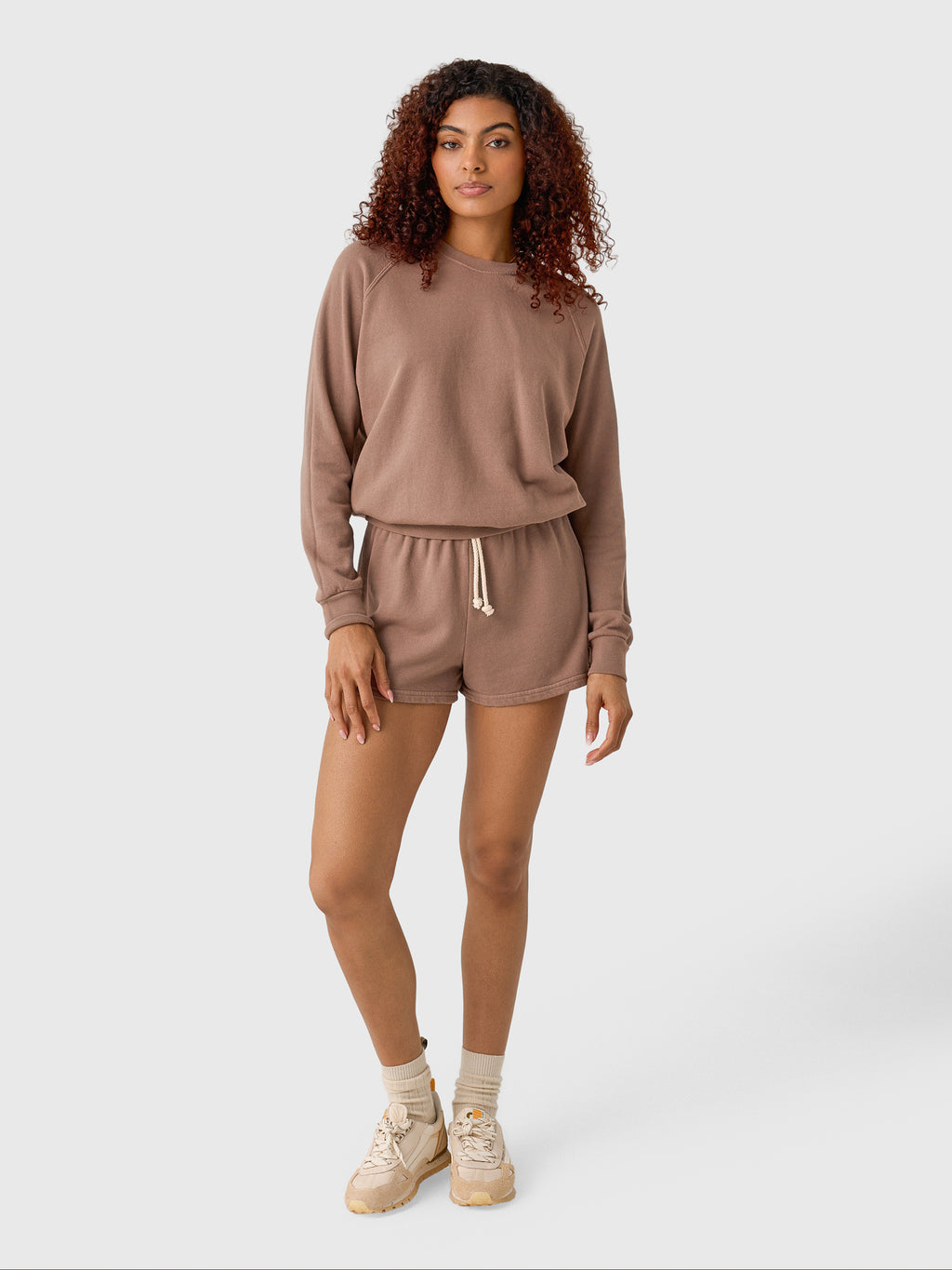 Perfect White Tee Women's Layla Sweatshort - Saint Bernard