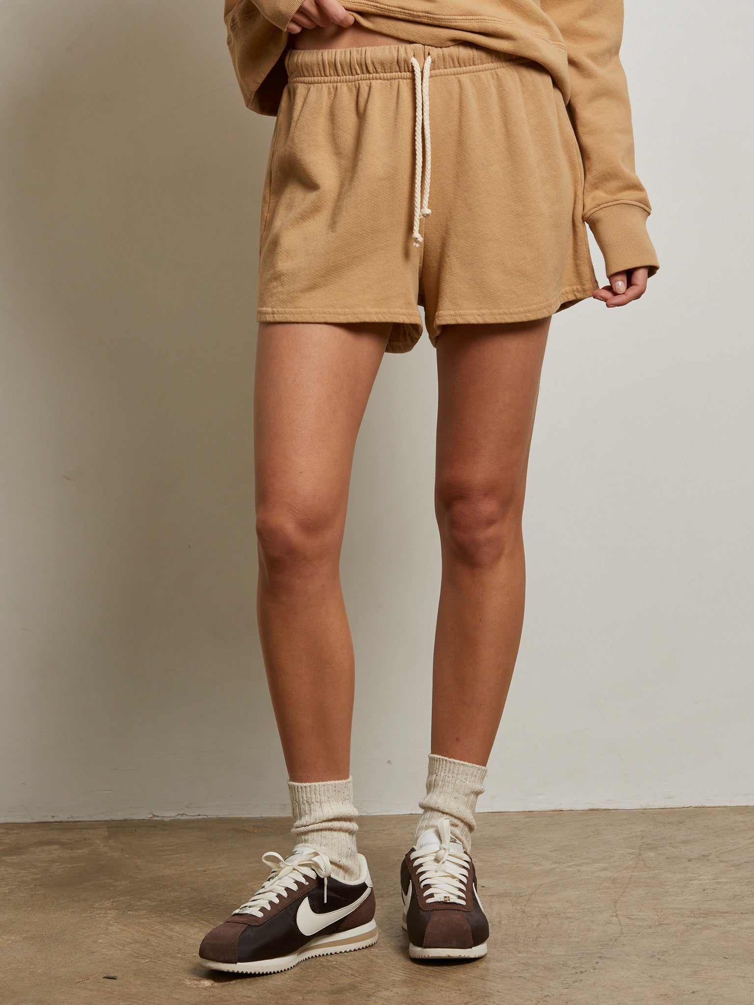 Perfect White Tee Women's Layla Sweatshort - Saint Bernard